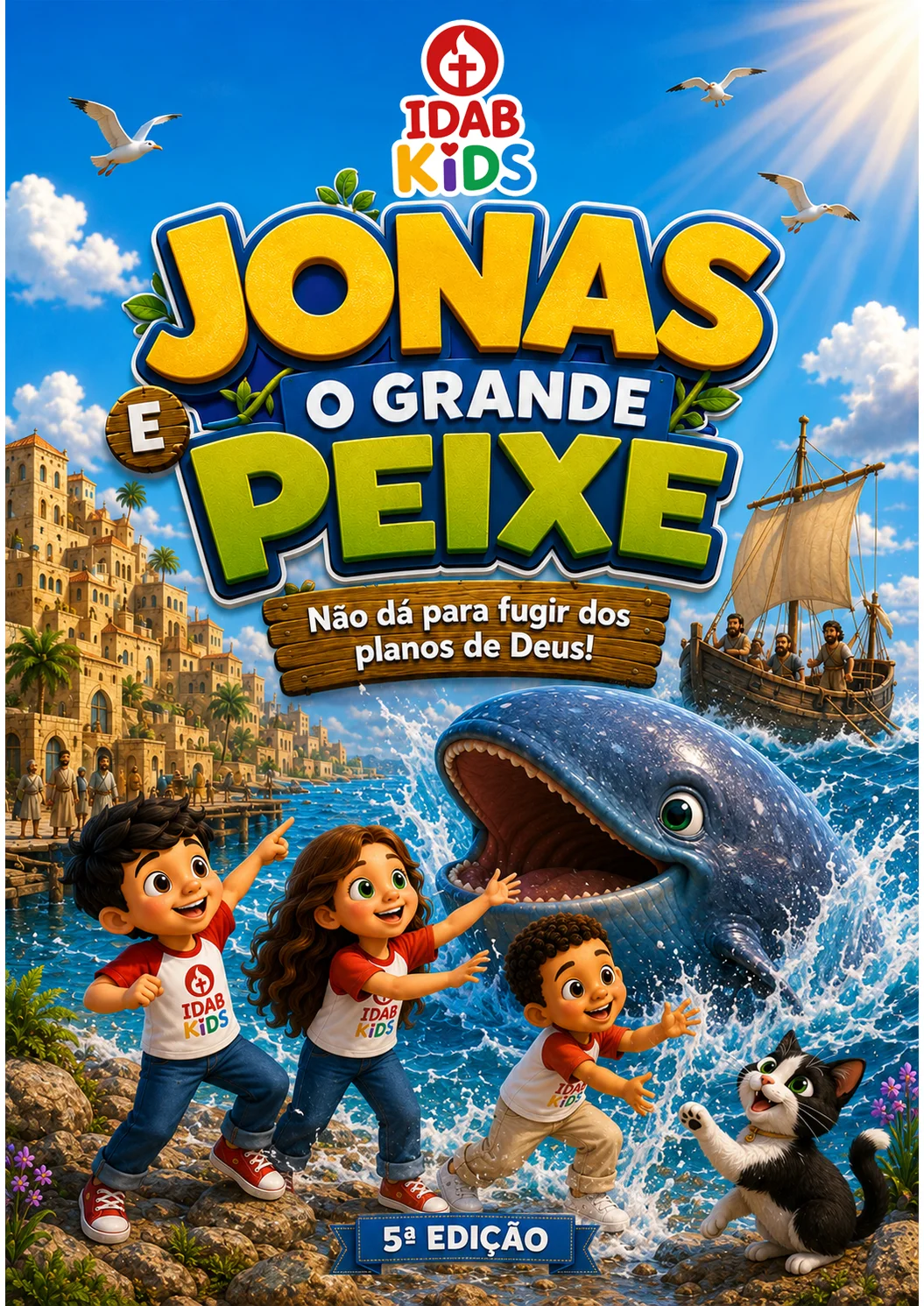 Capa da revista Jonas e o Grande Peixe
